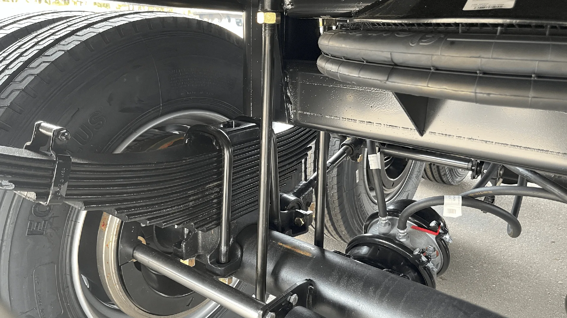 Detalhes do conjunto de suspensão